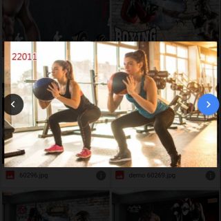 Tranh dán tường 3D trang trí phòng tập GYM