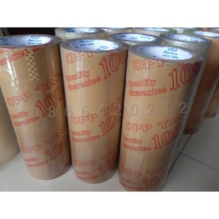 Băng keo vàng đục 100yard/200yard khổ rộng 48mm