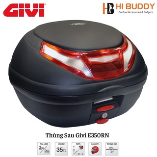 Thùng Sau Xe Máy GIVI E350RN 35 Lí- Kèm Đế Lắp Thùng | Hibushop