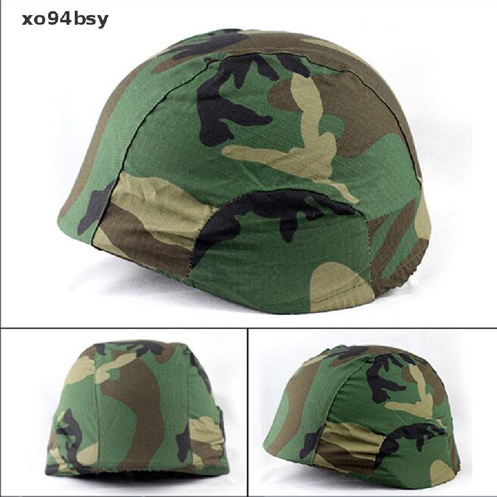 Mũ Bảo Hiểm Cotton Ngụy Trang Quân Đội Cho Nam xo94bsy