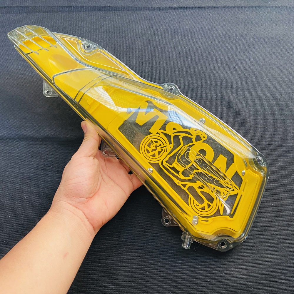 COMBO LỌC GIÓ ĐỘ XE MÁY VÀ ỐP PÔ E ĐỘ TRONG SUỐT GẮN XE VISION ĐỜI 2016 TRỞ LÊN