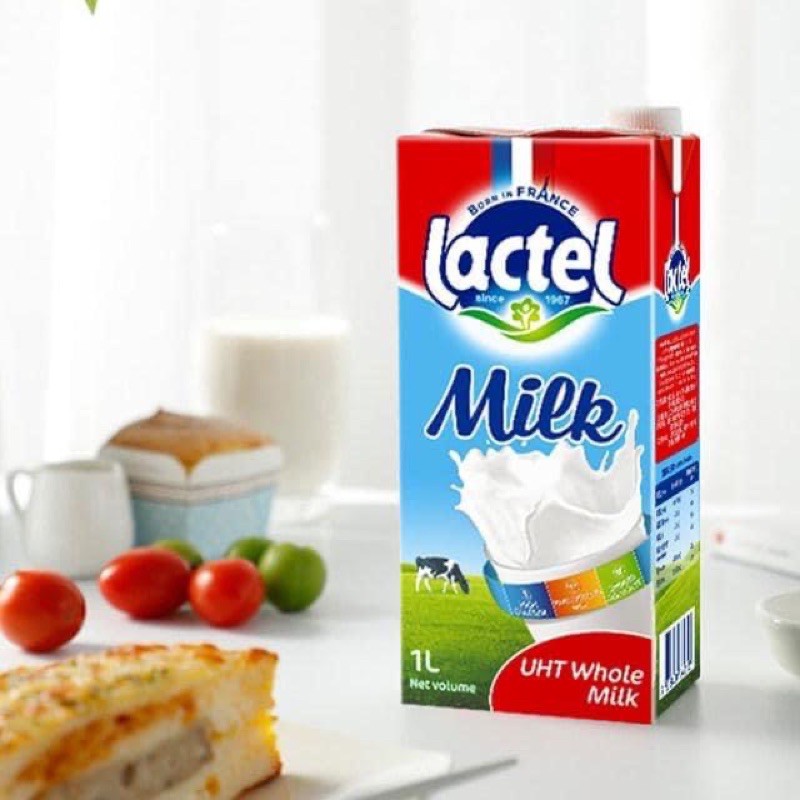 Sữa tươi Lactel hộp 1L date mới