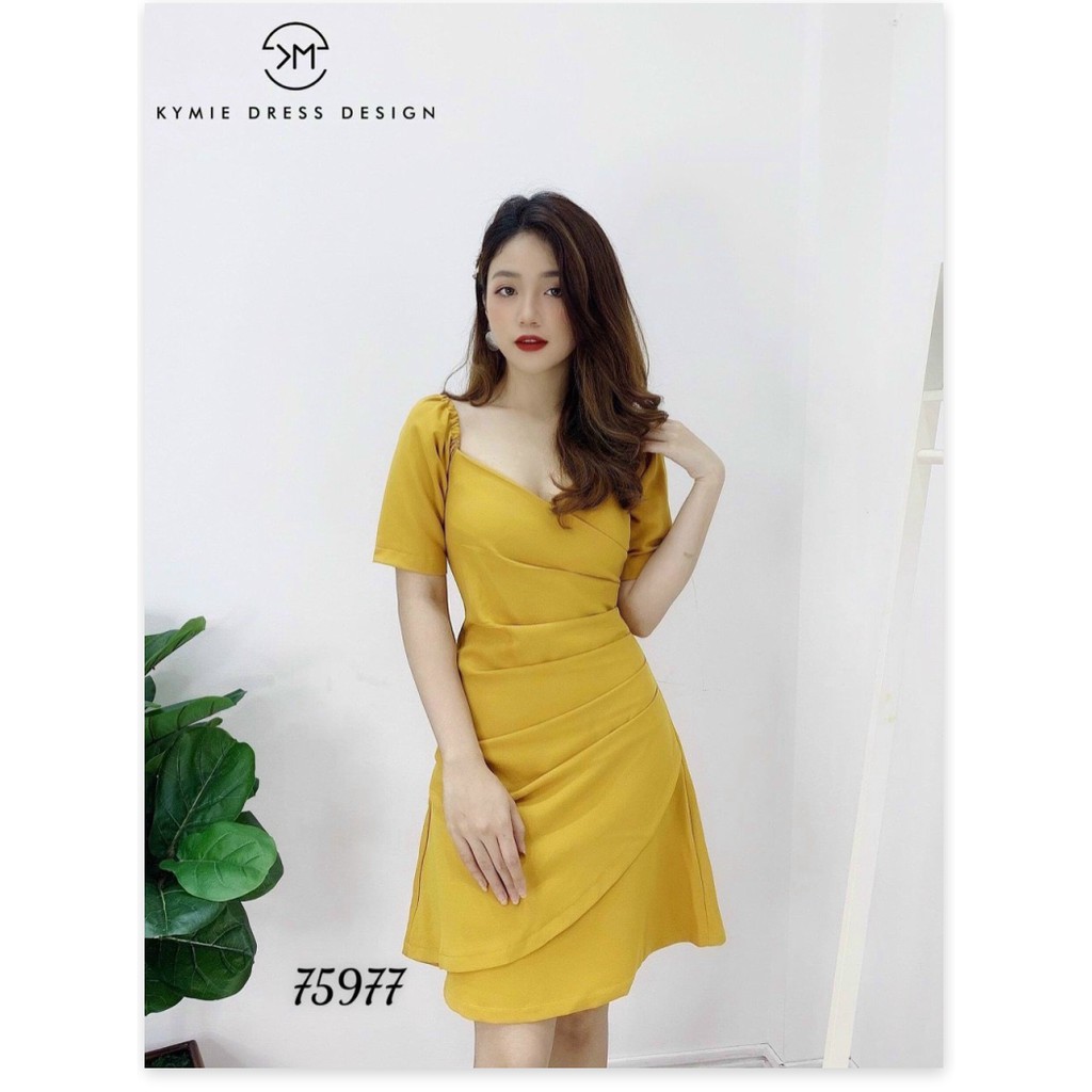 ĐẦM SUÔNG BẮT XẾP KIỂU TÔN DÁNG CHO PHÁI NỮ CÓ ĐỦ SIZE S M L XL XXL