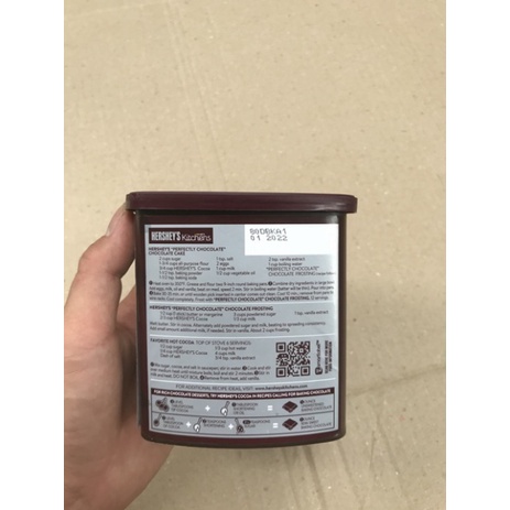 -- CACAO HERSHEY NGUYÊN CHẤT 100% USA - BỘT CACAO NGUYÊN CHẤT - KHỐI LƯỢNG 226GR