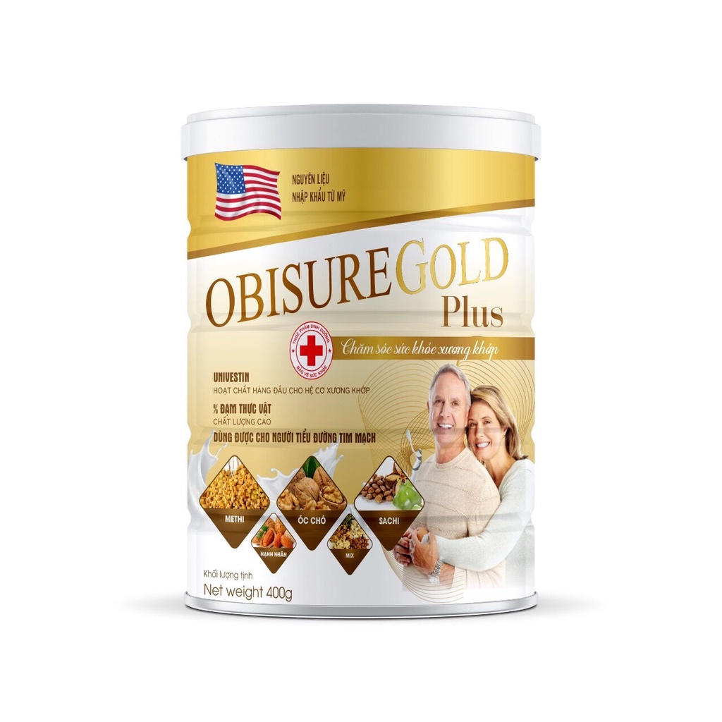 Sữa hạt Xương Khớp Obisure Gold Plus giúp nuôi dưỡng và bảo vệ sụn khớp, xương khớp vận động linh hoạt, tăng cường hấp