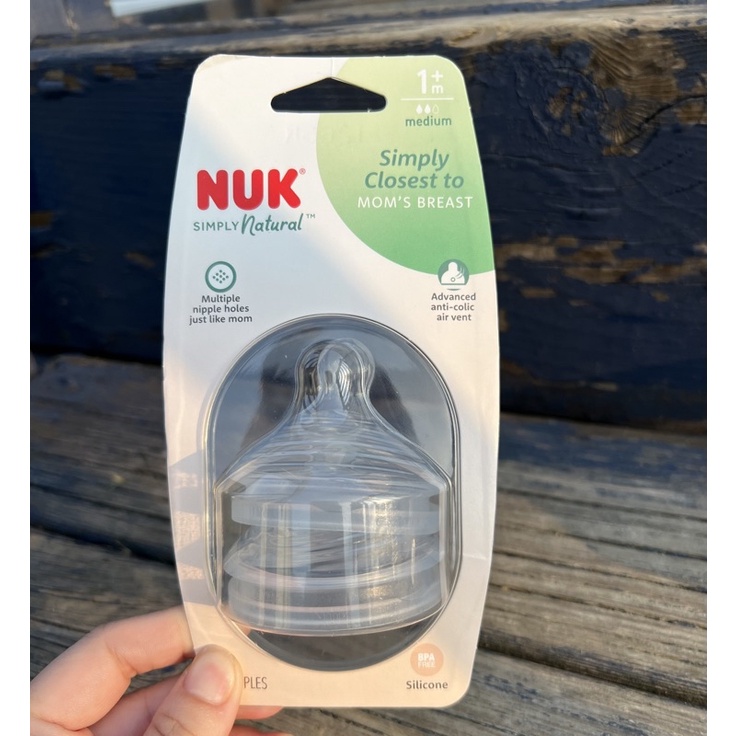 Núm ti thay thế bình sữa Nuk Simply