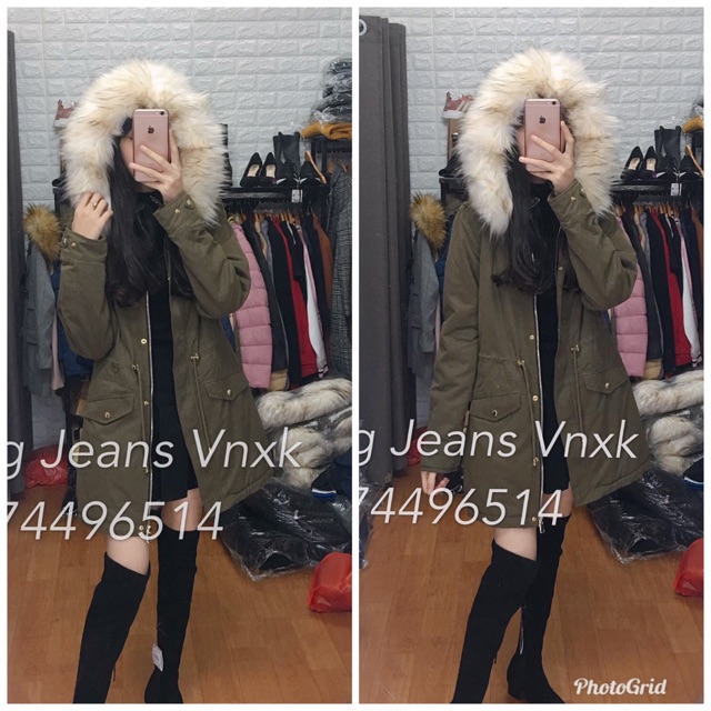 Parka lót lông cừu ^^