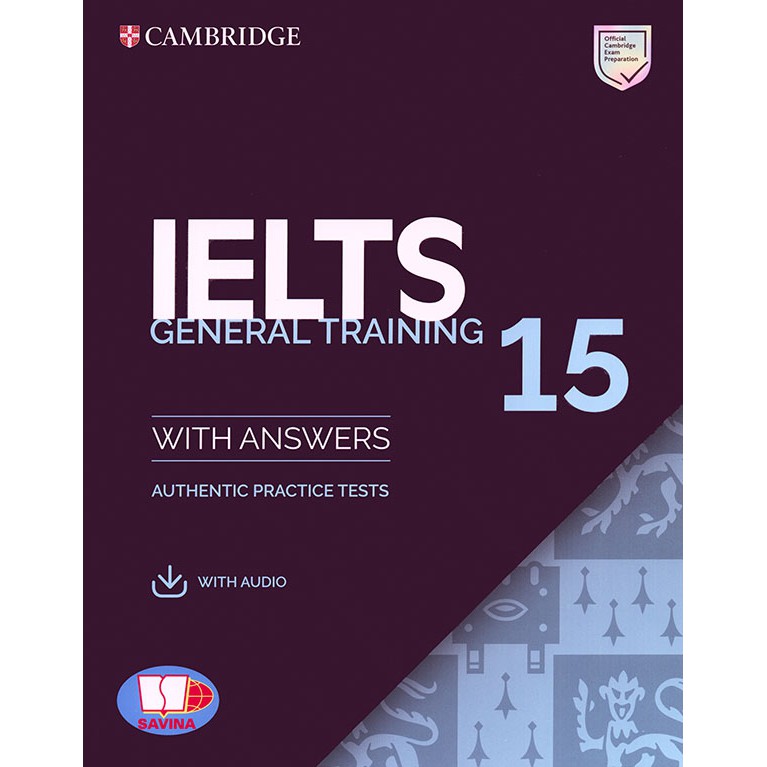 Sách - Cambridge IELTS 15 - General Training (nghe qua QR)