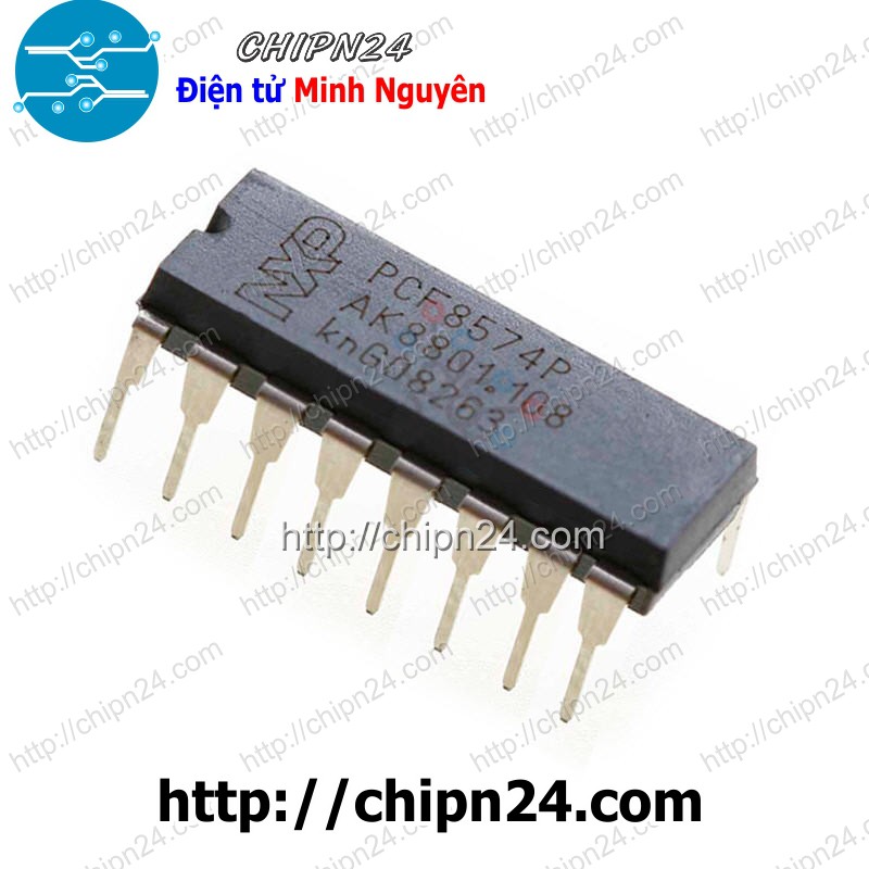 [1 CON] IC PCF8574 DIP-16 (PCF8574AP PCF8574P 8574)