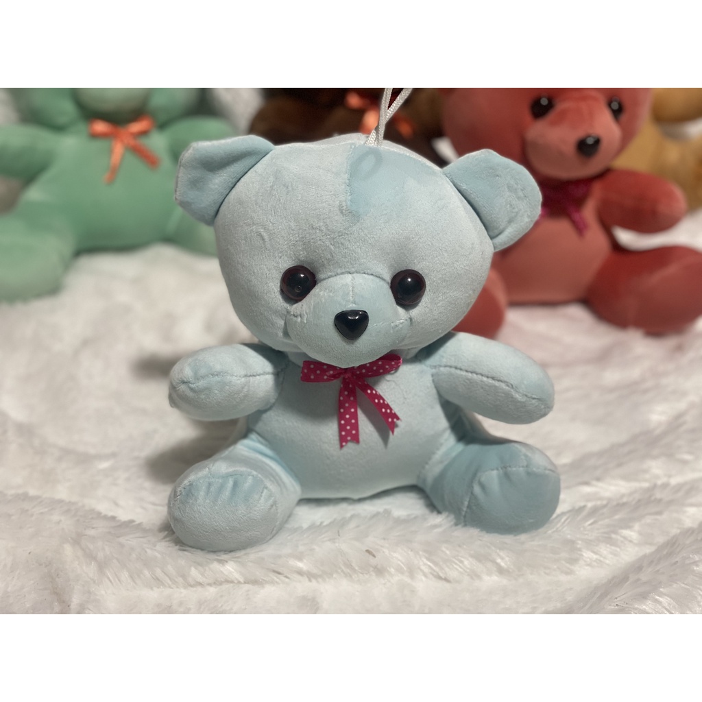 Gấu bông mini 20cm đáng yêu, gấu nơ cao cấp - NaduShop