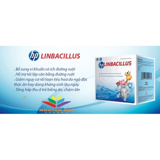 Men tiêu hóa HP Linbacillus -Bổ sung vi khuẩn có lợi cho đường ruột, giảm rối loạn tiêu hóa, kích thích ăn ngon