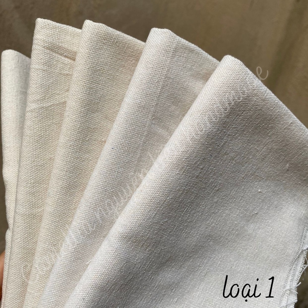 Vải Thô Mộc Thêu Tay 2 Kích Thước  Và