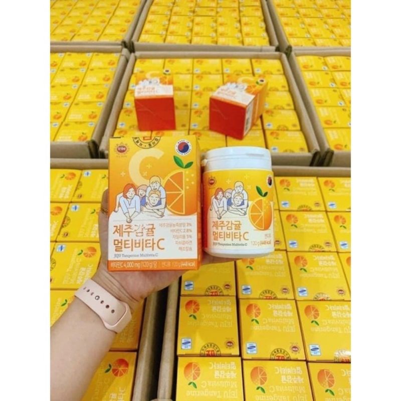Kẹo Ngậm Bổ Xung VTM C Jeju Tangerine