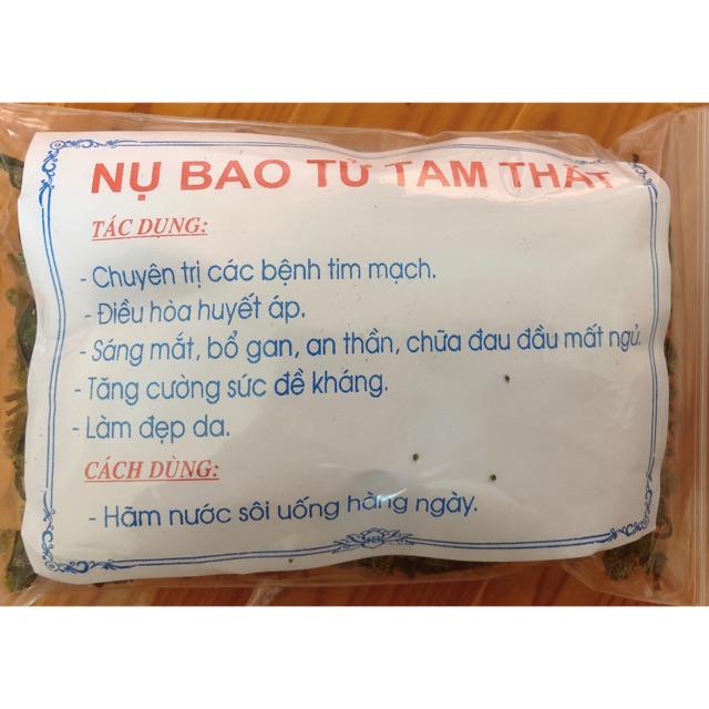 NỤ BAO TỬ HOA TAM THẤT