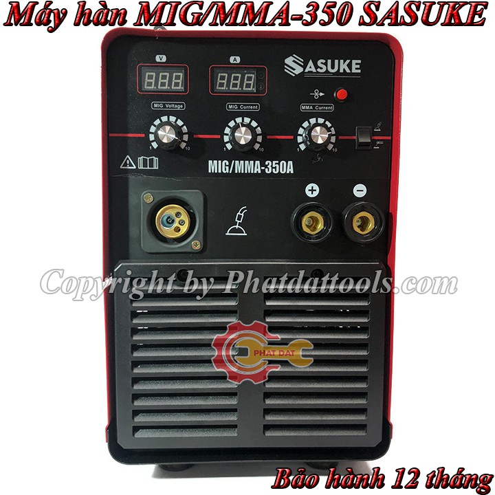 Máy hàn MIG-MMA350A SASUKE-Máy hàn MIG cỡ lớn-Chính hãng-Công nghệ Nhật Bản-Đầy đủ phụ kiện-