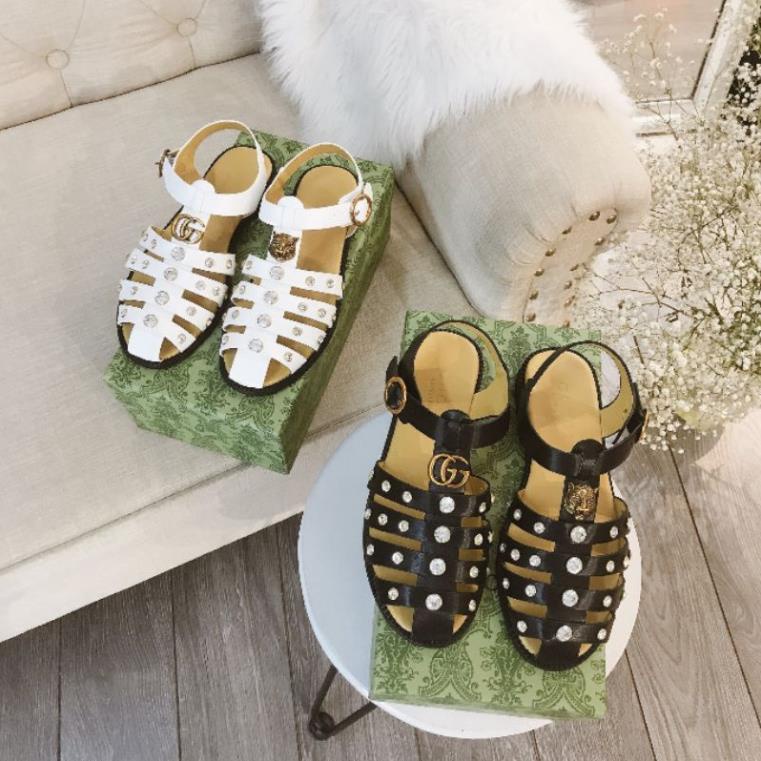 v(ẢNH THẬT) Sandal Rọ Tán Đá Da Mềm Đế Bệt Fullbox Bil Túi Hãng Cao Cấp