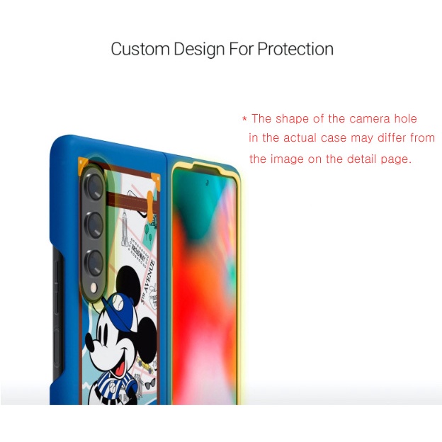 Ốp Lưng Điện Thoại Hình Disney Mickey Dành Cho Samsung Galaxy Z Fold4 / Z Fold 4 5G