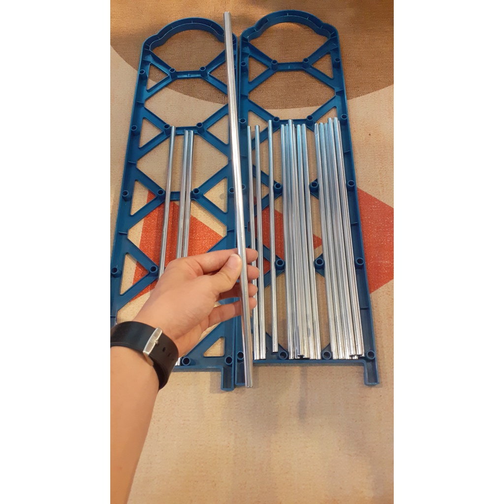 Kệ Để Giày Dép Khung Nhựa, Sàn Inox 201 5 Tầng Lắp Ráp Thông Minh Loại Đẹp