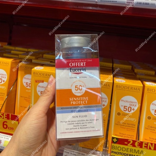 SET KEM CHỐNG NẮNG EUCERIN TẶNG KÈM KEM DƯỠNG ĐÊM | BigBuy360 - bigbuy360.vn