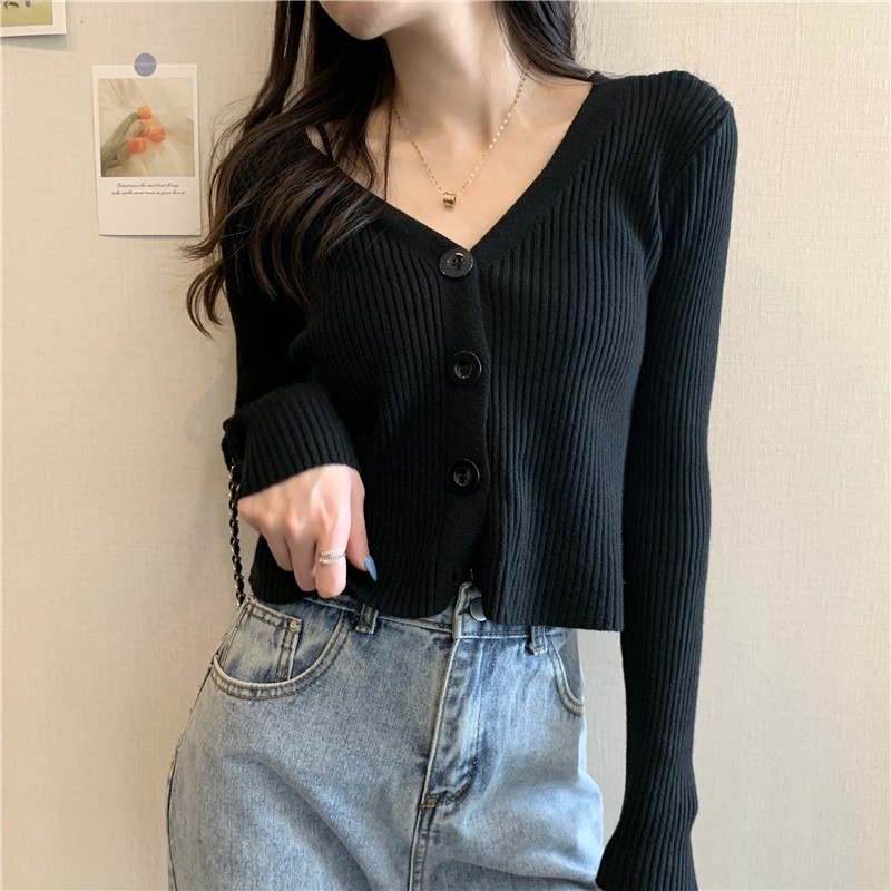 Áo Khoác Cardigan nữ cổ tim cực xinh