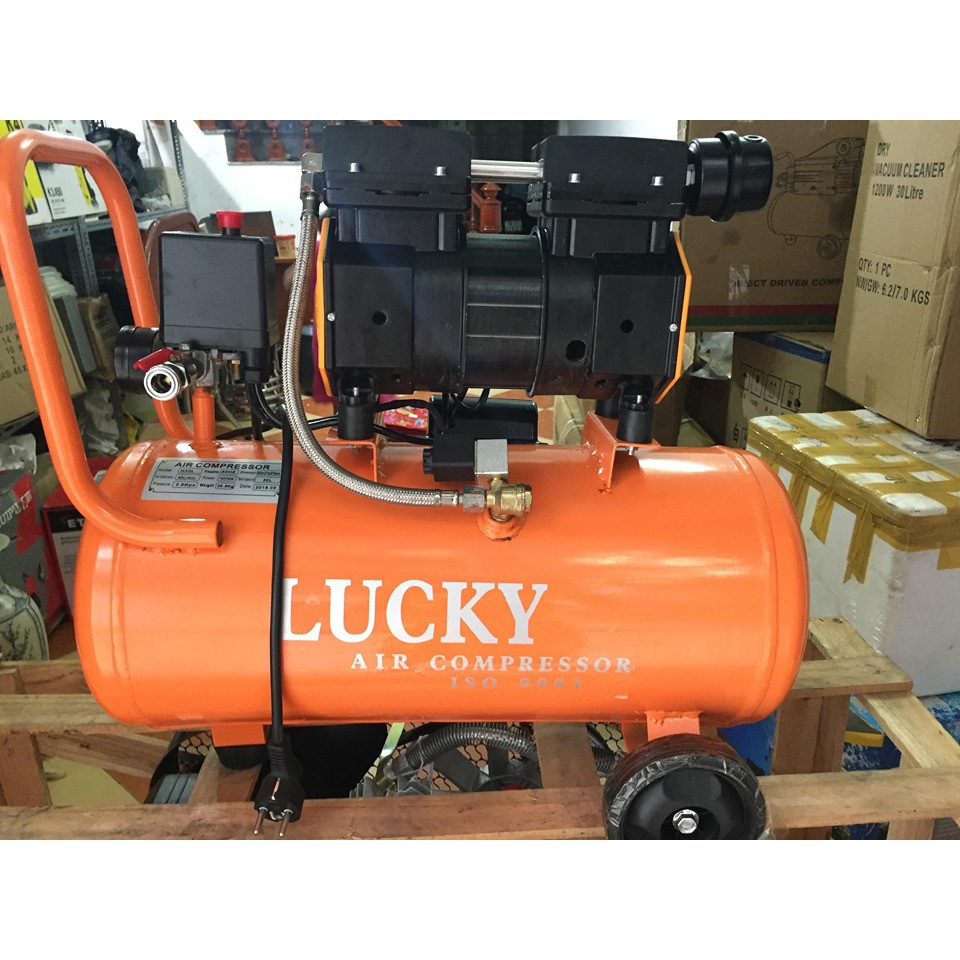 Máy nén khí không dầu Lucky 30 lít H30L 1Hp