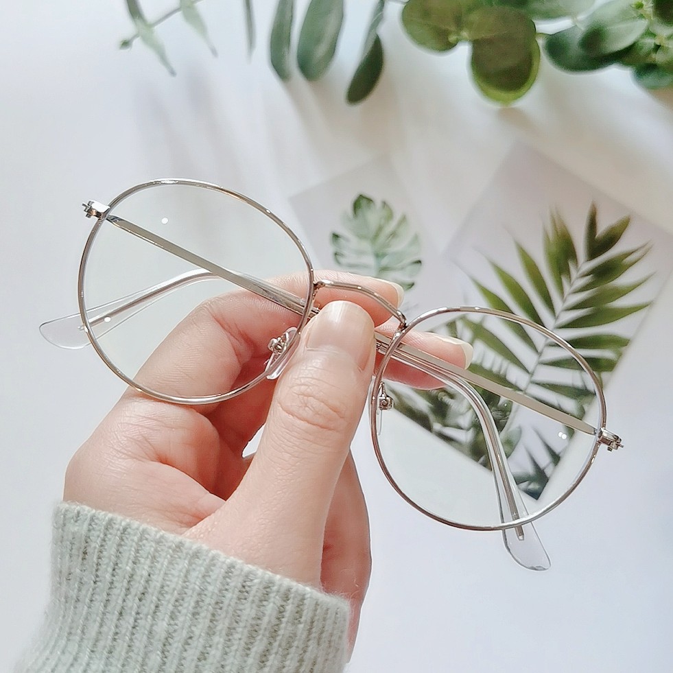Mắt Kính Gọng Tròn  Kiểu Dáng Dễ Thương Thời Trang Cho Nữ