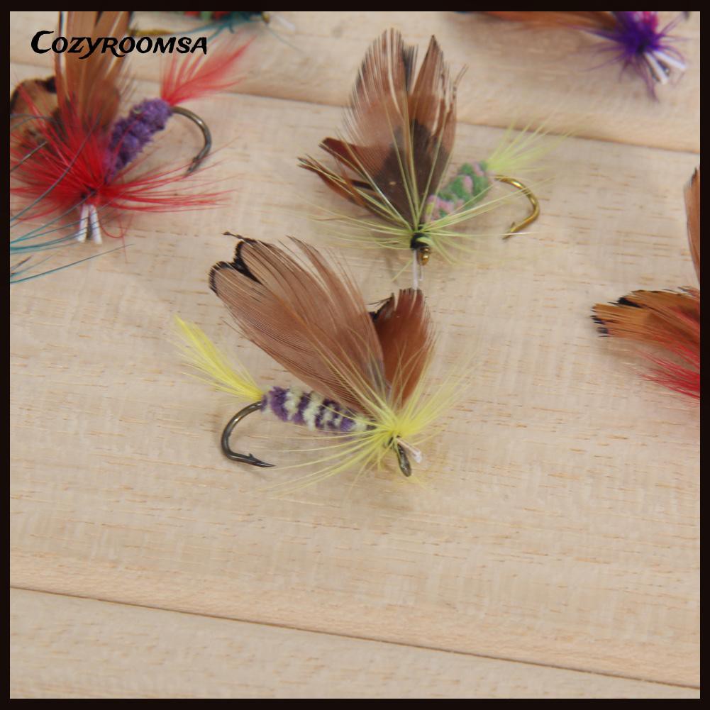 Set 12 Mồi Câu Cá Giả Côn Trùng Chuyên Dụng