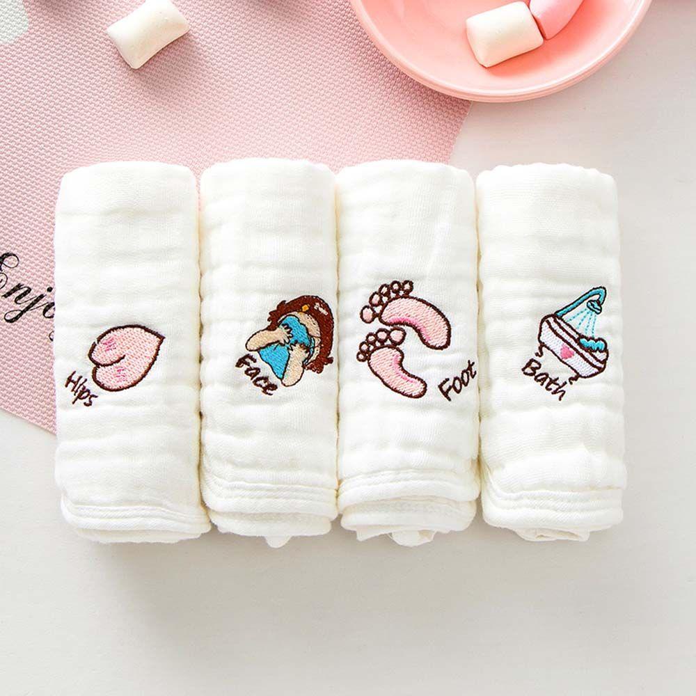 Khăn Lau Mặt Họa Tiết Hoạt Hình Xinh Xắn Dành Cho Các Bé