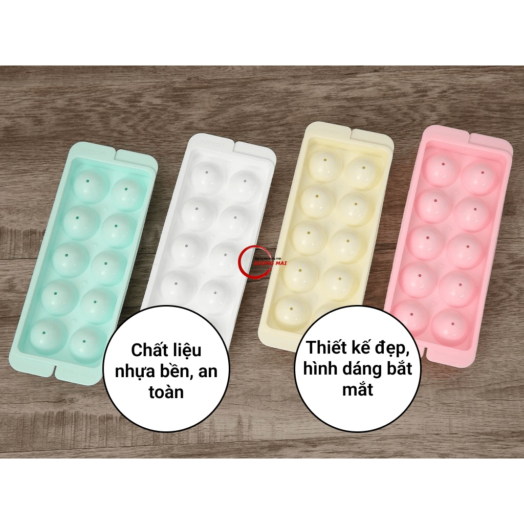 [Giá Sỉ] Khay Đá Bi 10 viên Chính Hãng Hofaco HPL76