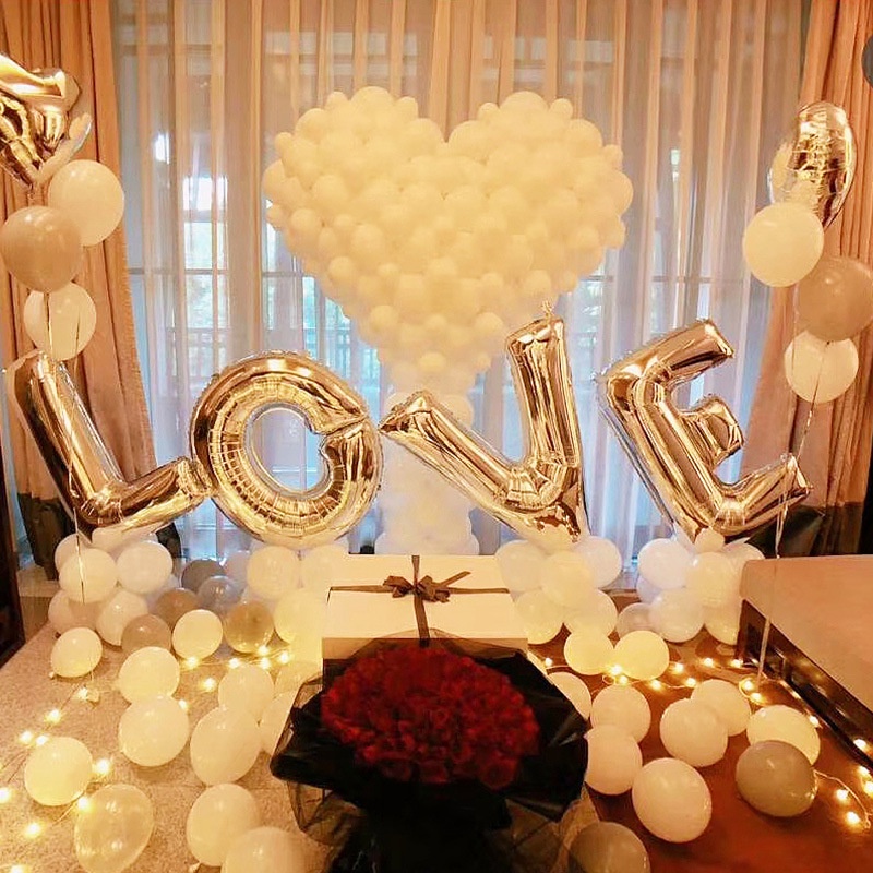 Bong Bóng Cao Su 10 Inch 2.2g 10 Dùng Trang Trí Tiệc Cưới/Sinh Nhật