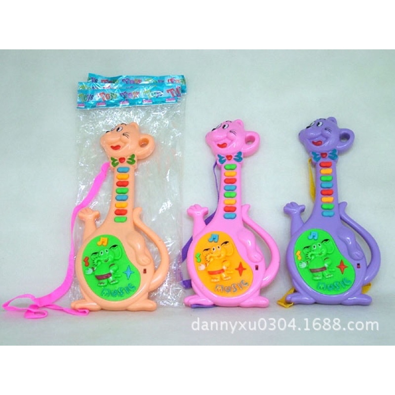 Đồ chơi đàn ghi ta hình thú phát nhạc phù hợp với mọi em nhỏ