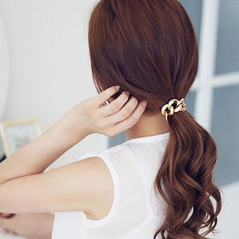 Dây buộc tóc kim loại xinh xắn cho nữ