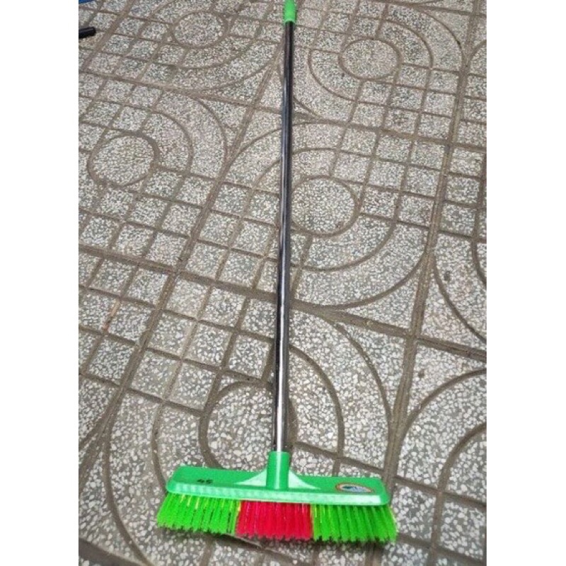 Cây chà sàn nhà + Cào nước 2in1 cán dài, chổi đa năng gạt nước hàng sẵn giao hoả tốc