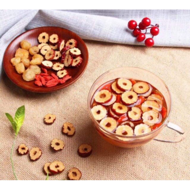 Tặng kèm túi xách TÁO ĐỎ SẤY KHÔ HÀN QUỐC BOEUN LOESS JUJUBE 1kg