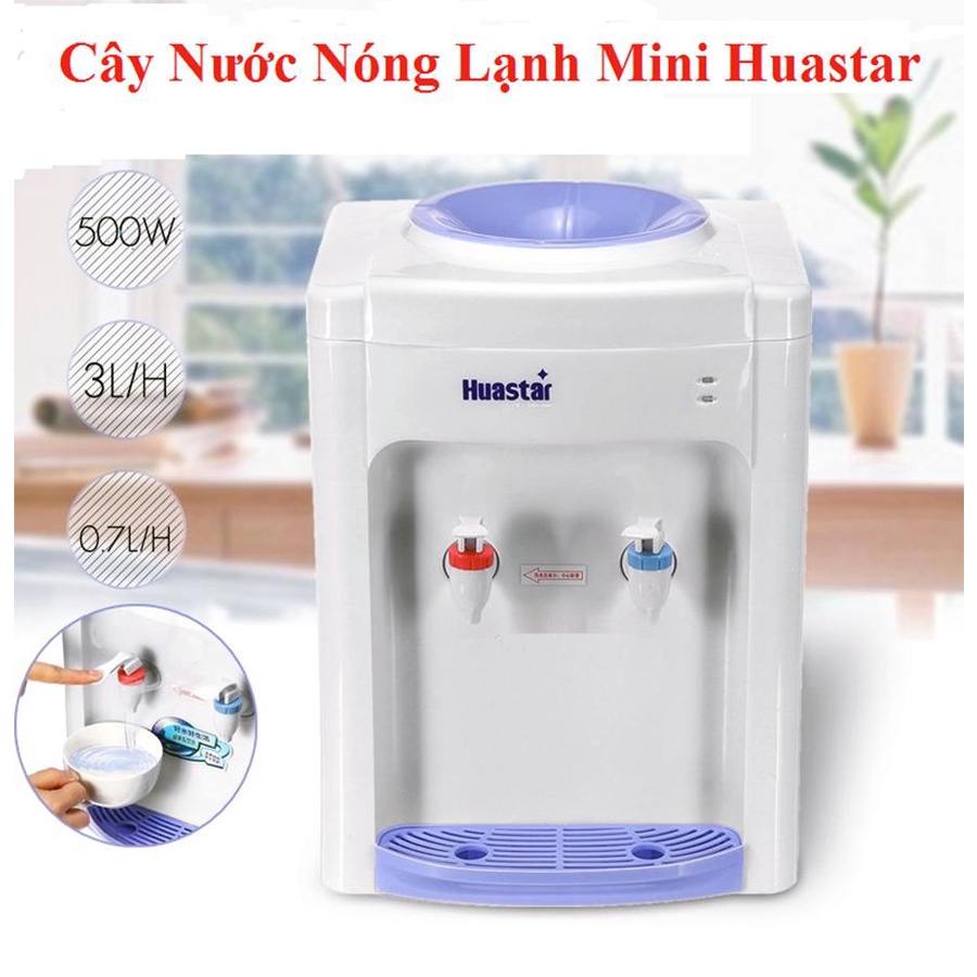 Cây nước nóng lạnh Mini Huastar 1 vòi nóng và 1 vòi lạnh riêng biệt