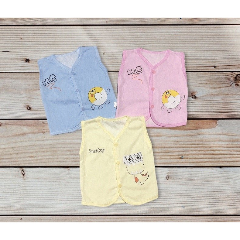 Áo Gile 2 lớp cotton cho bé