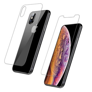 Bộ kính cường lực bảo vệ mặt trước và sau cho iPhone XR XS MAX XS X