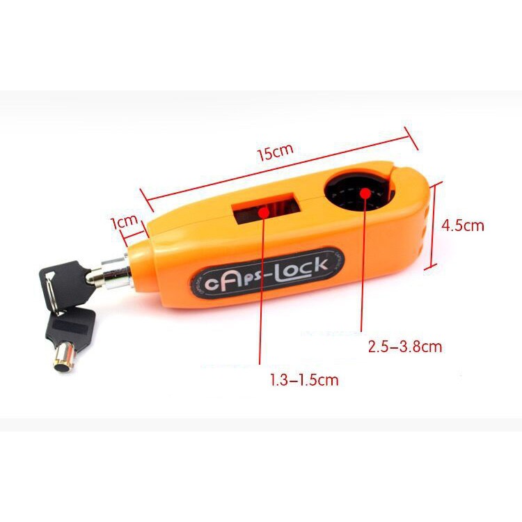 Ổ khóa chống trộm cho xe máy Caps lock/Grip lock - khóa ga kết hợp tay phanh SE47 Shalla