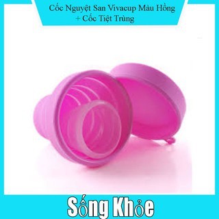 Cốc nguyệt san Vivacup, tặng cốc tiệt trùng xếp gọn