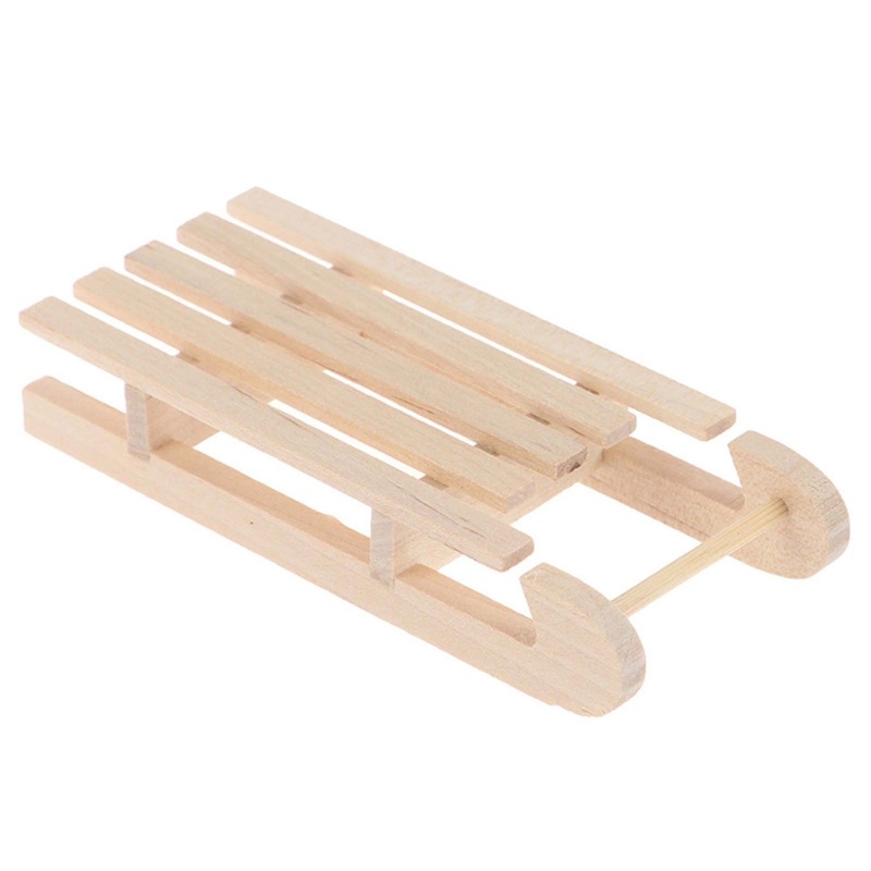 Mô Hình Giáng Sinh Bằng Gỗ Dùng Trang Trí Nhà Búp Bê