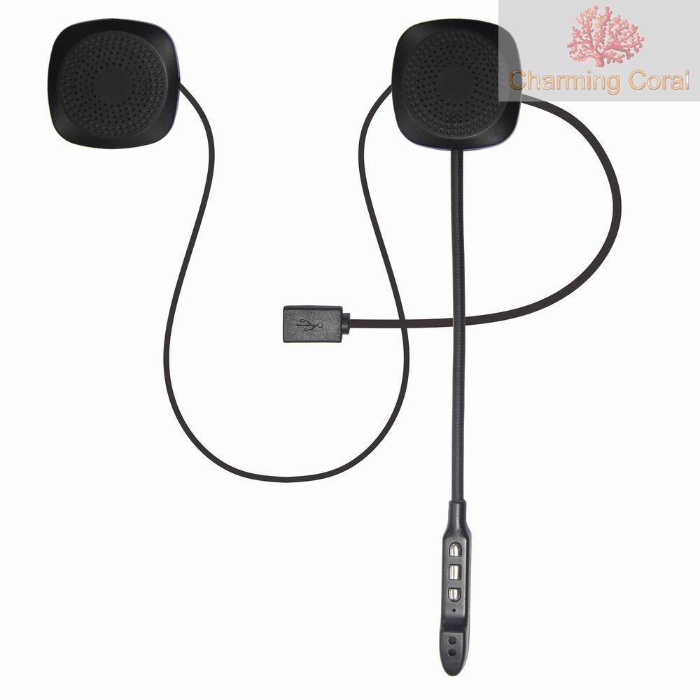 Tai Nghe Bluetooth 5.0 Gắn Nón Bảo Hiểm Xe Máy Kèm Phụ Kiện