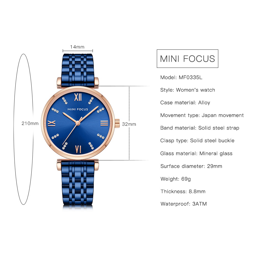 Đồng Hồ Nữ Mini Focus Mf0335L Sang Trọng