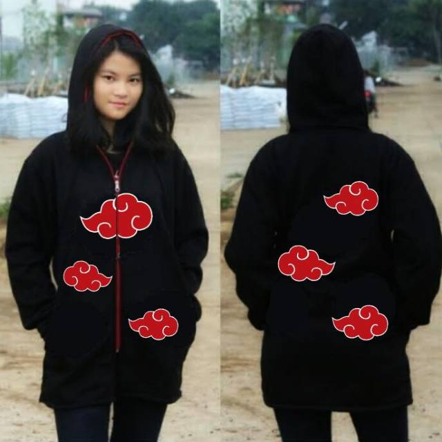 Áo Khoác Hoodie In Hình Akatsuki Độc Đáo Hợp Thời Trang