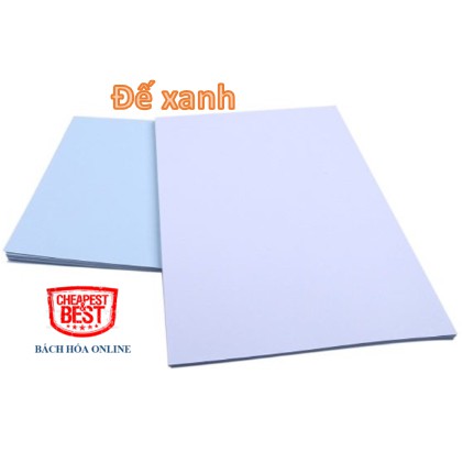 Giấy Decal A4 đế xanh, đế vàng