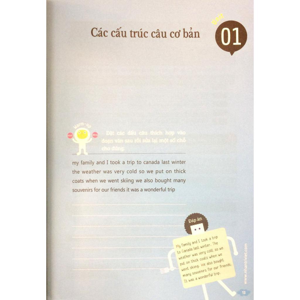 Sách Sổ Tay Viết Văn Tiếng Anh Trình Độ Sơ Cấp