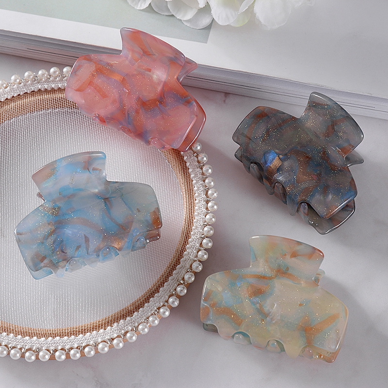 Kẹp Tóc Nhựa Acrylic Thời Trang Cho Nữ