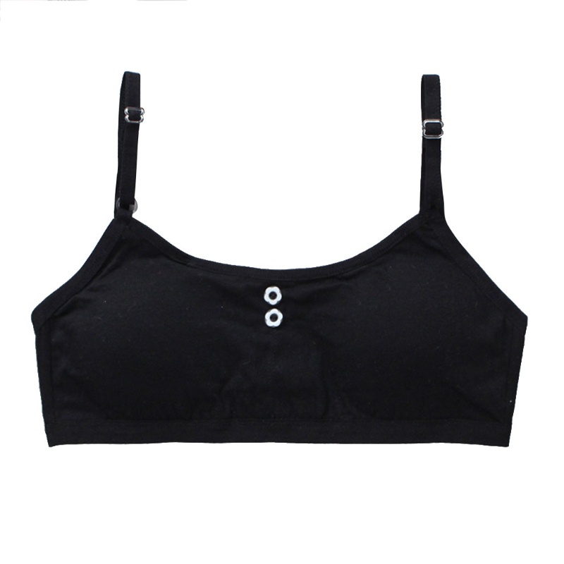 Haha Áo lót vải cotton Mỏng Không Tay Cho Bé Gái Tuổi Teen
