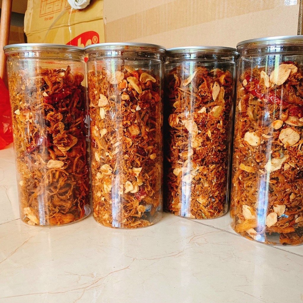 Khô heo cháy tỏi loại 1  - 300gr | Ăn Vặt Cậu Ba | freeship