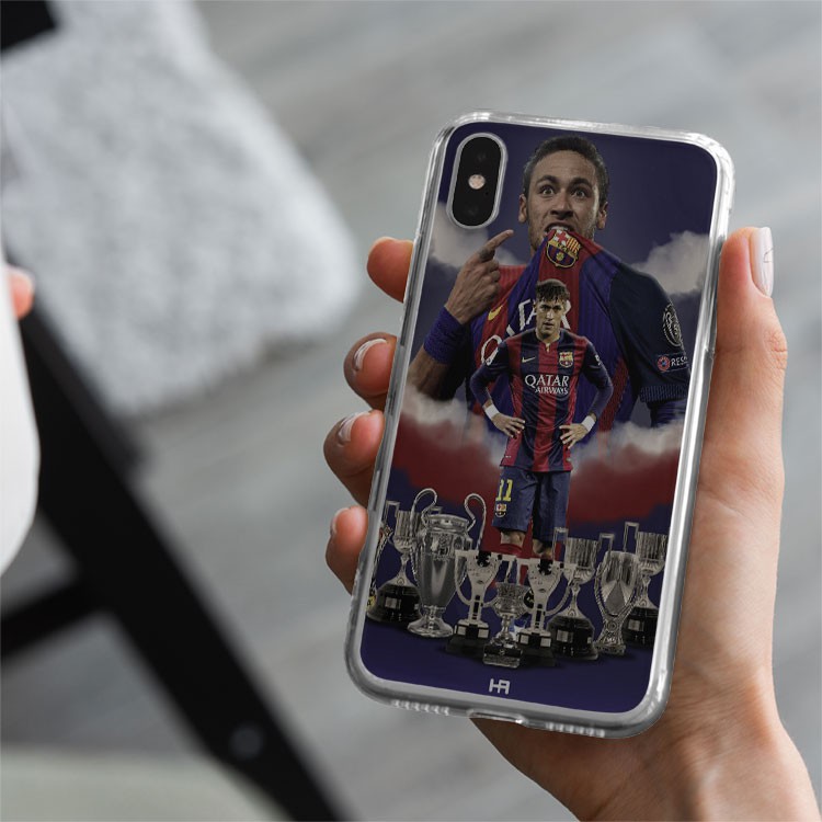 Ốp bóng đá Barcelona  ốp điện thoại neymar và những chiếc cup dành cho Iphone 5 đến 12 promax FOO20210150