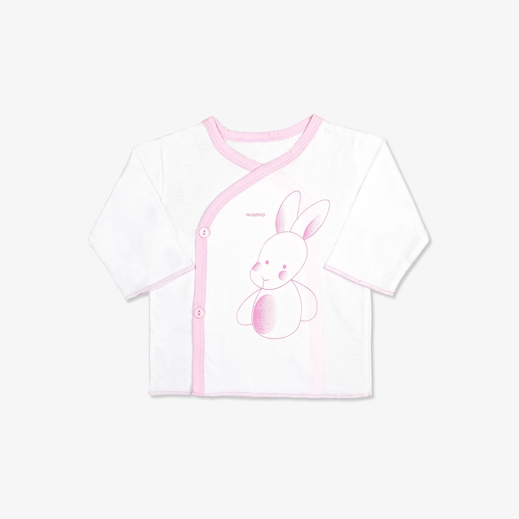 Áo Sơ Sinh Dài Tay, Cài Lệch MIOMIO - Họa Tiết Thỏ Chó Cho Bé Trai, Bé Gái (Từ 0-6 tháng), Vải Cotton